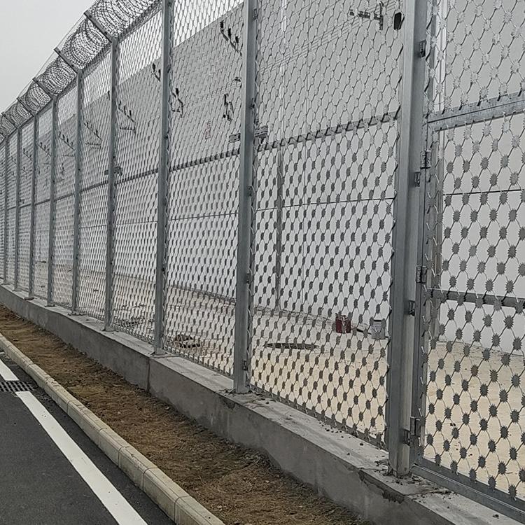 山東熱鍍鋅梅花刺隔離網圖片2