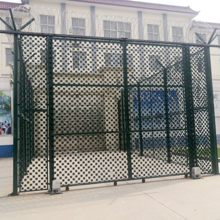 山東熱鍍鋅梅花刺隔離網圖片3