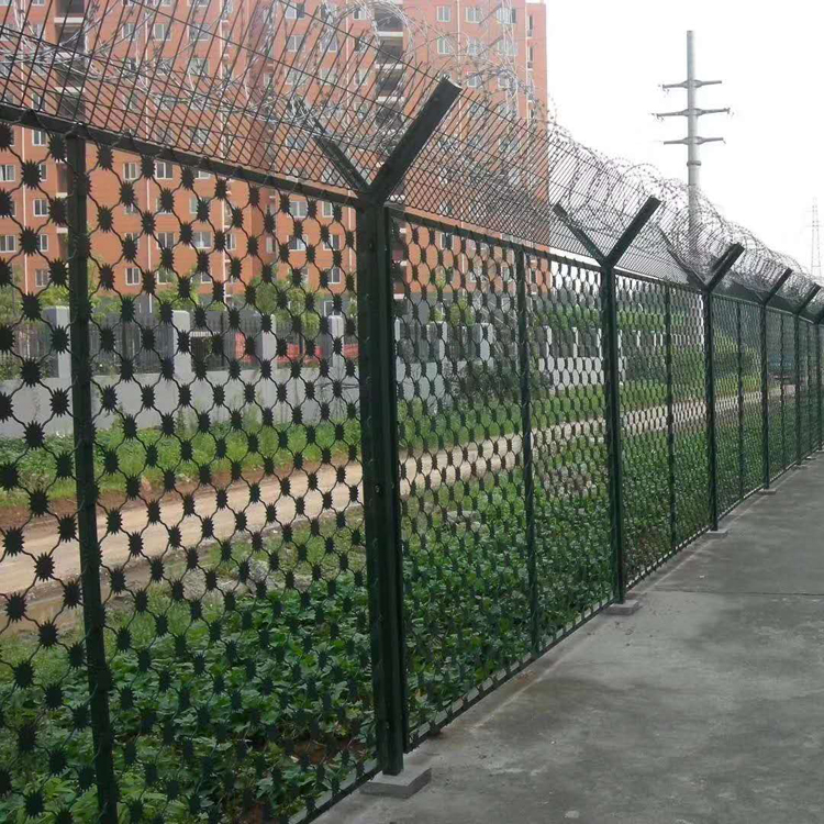 福建監獄梅花刺片隔離鋼網墻